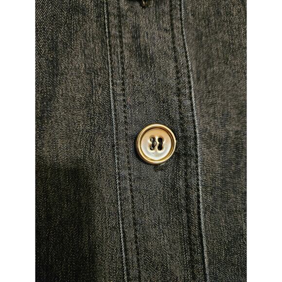 Sandro Sportswear Cotton Jacket size 1x Denim Cropped Jacket - Picture 2 of 7